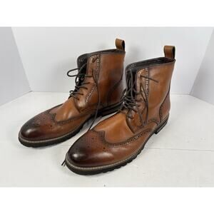 Jousen Mens Boots Premium Leather Cap Toe Casual Chukka Dress Boots Size 13 Men
